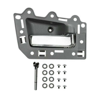4 pezzi Maniglia interna porta anteriore posteriore cromata per Jeep Grand Cherokee 2005-2011