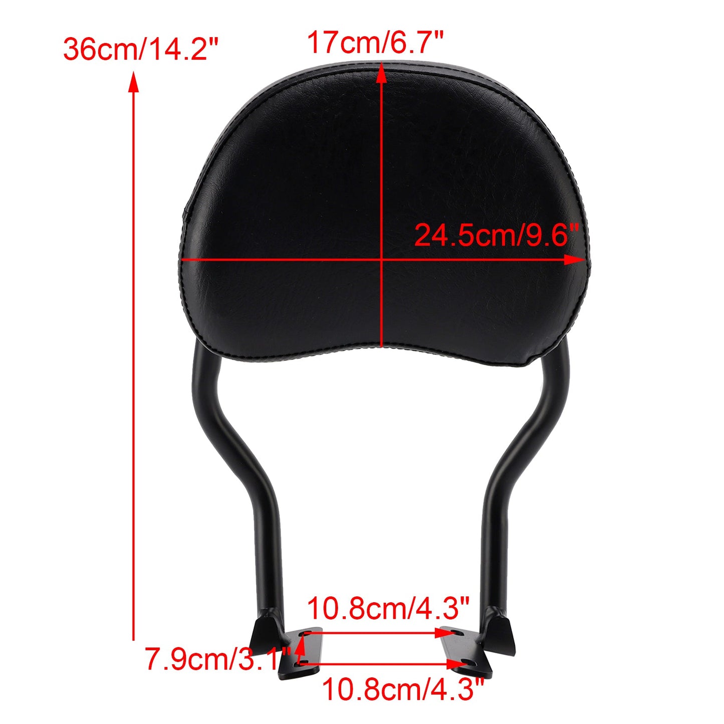 Schienale per Sissy Bar passeggero Royal Alloy GP250 Sidecar dal 2023 in poi