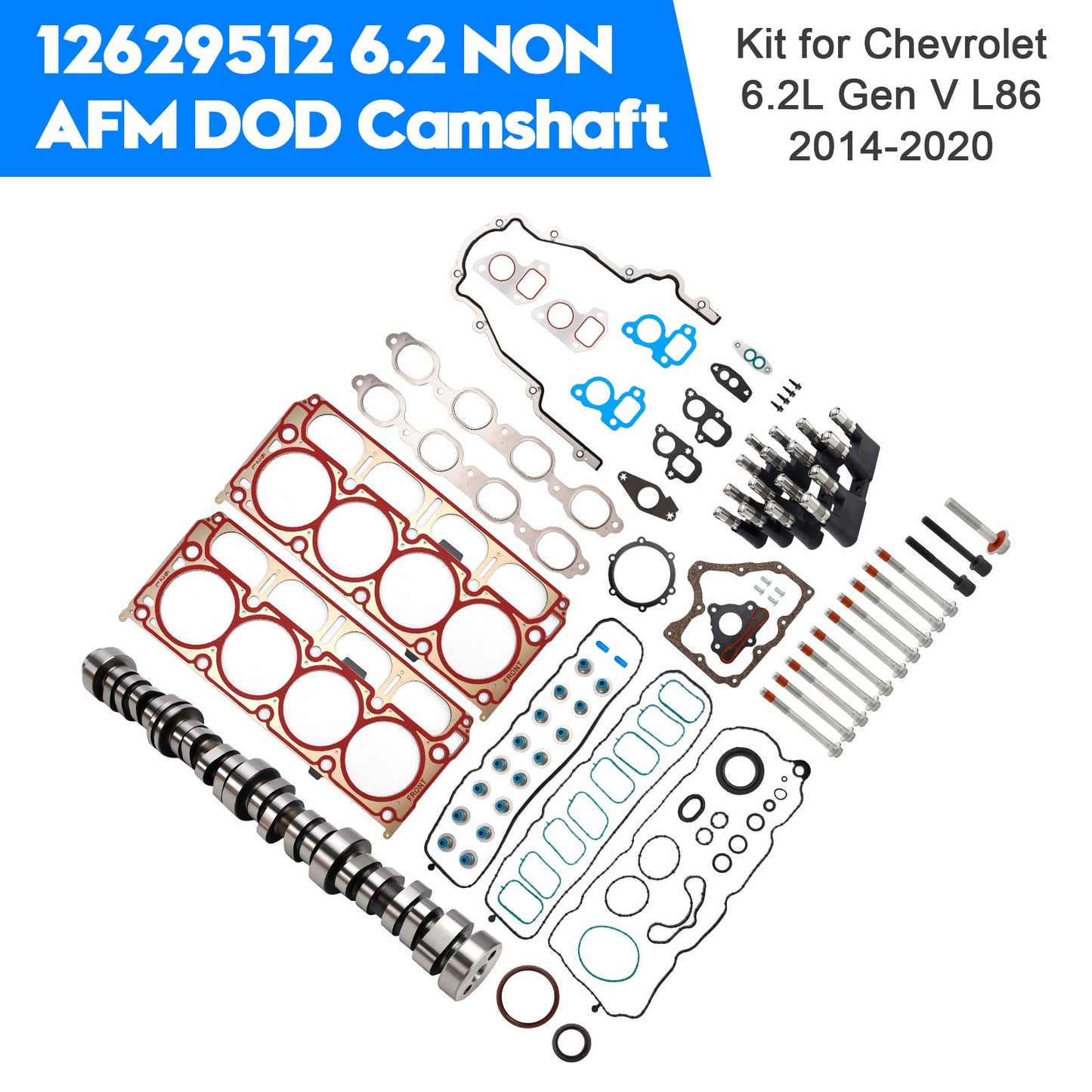 Kit albero a camme DOD per GMC Sierra 1500 6.2L 6.2 NON AFM, anni 2014-2018, codice 12648846.