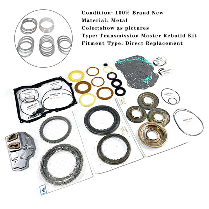 Kit di revisione principale per trasmissioni GTI (2.0L) 09G 2006-08, guarnizione, frizione, TF60SN
