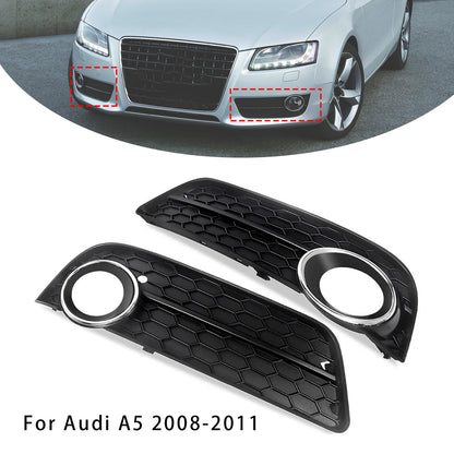 Audi A5 2008-2011, coppia di griglie per fendinebbia, 8T0 807 682 8T0 807 681