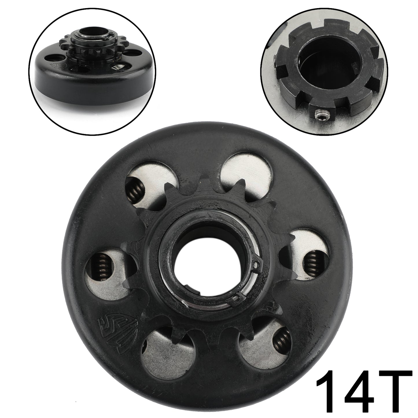 13HP Go Kart Frizione Centrifuga 1inch Bore 14T 14 Tooth Per 40 41 420 Chain