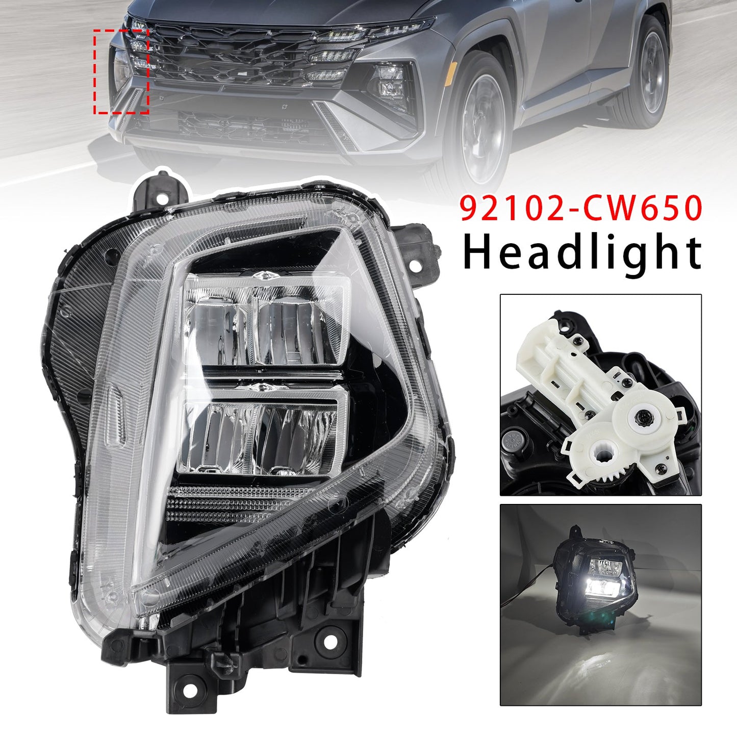 Gruppo faro anteriore destro Hyundai Tucson 2025-2026 92102-CW650