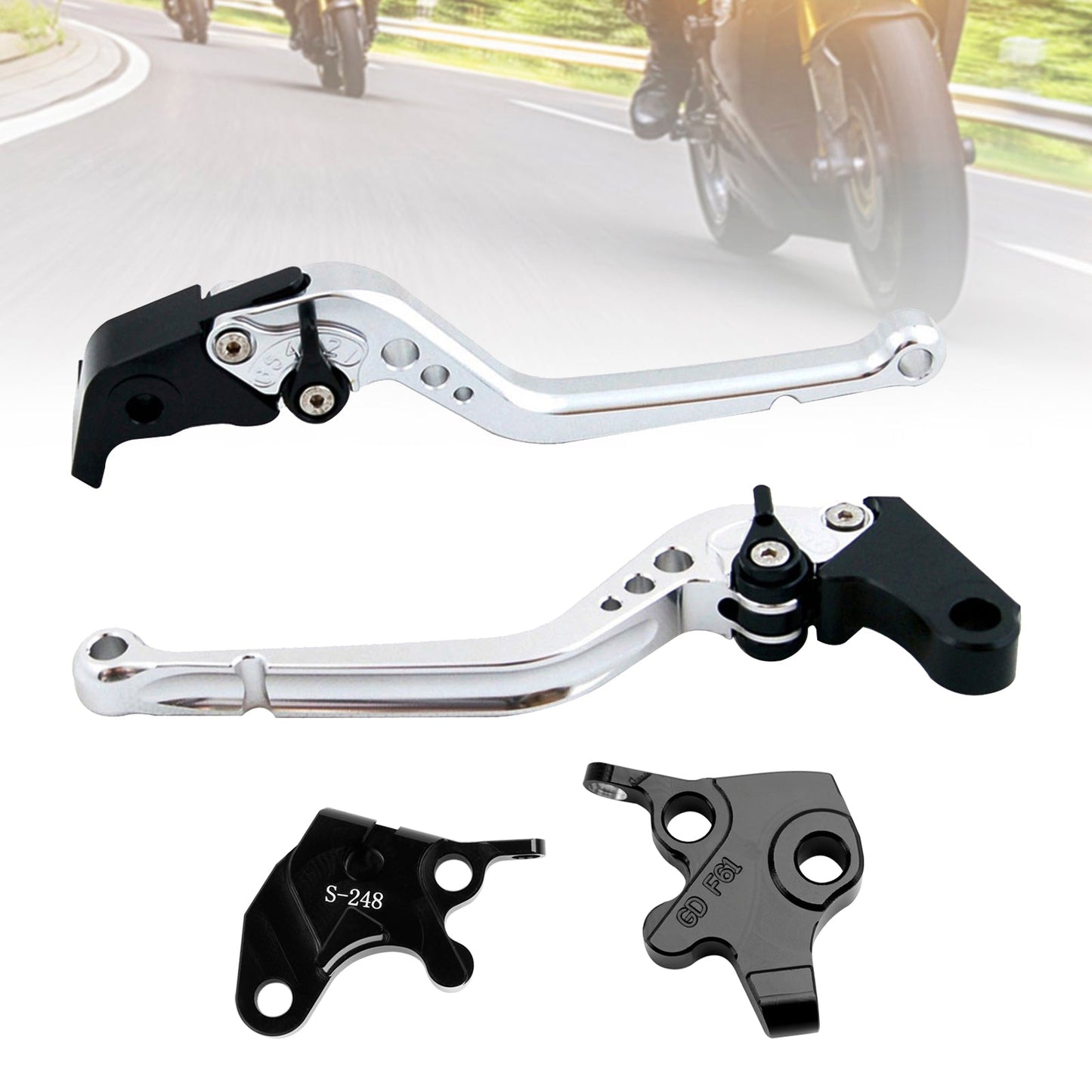 Leva frizione freno lunga YAMAHA YZF R125 2008-2011
