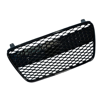 Griglia paraurti anteriore a nido d'ape per Audi R8 2007, colore nero lucido.