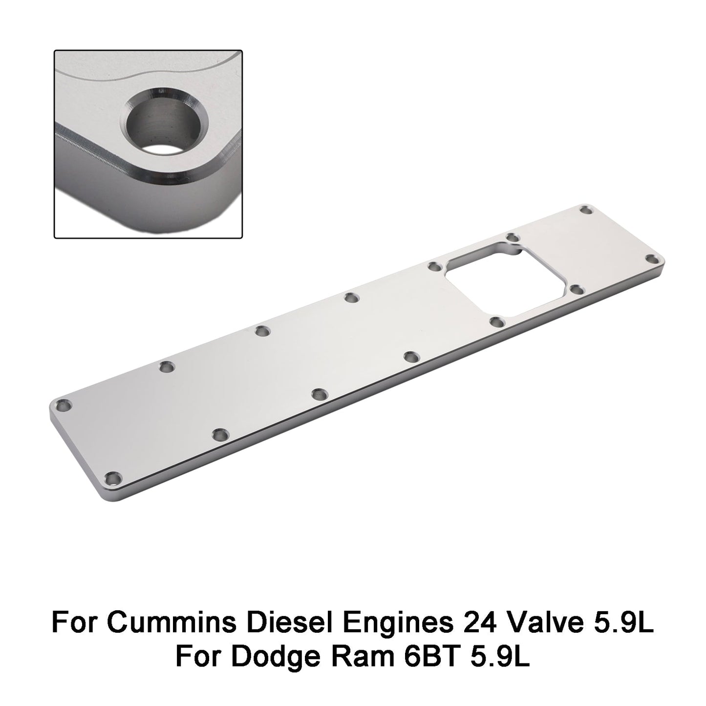 Dodge Ram 6BT 5.9L Collettore di aspirazione Plenum Piastra 24V 551714