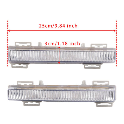 Coppia luci diurne fendinebbia SX/DX per Mercedes W166 ML/GL350/400/550 12-15