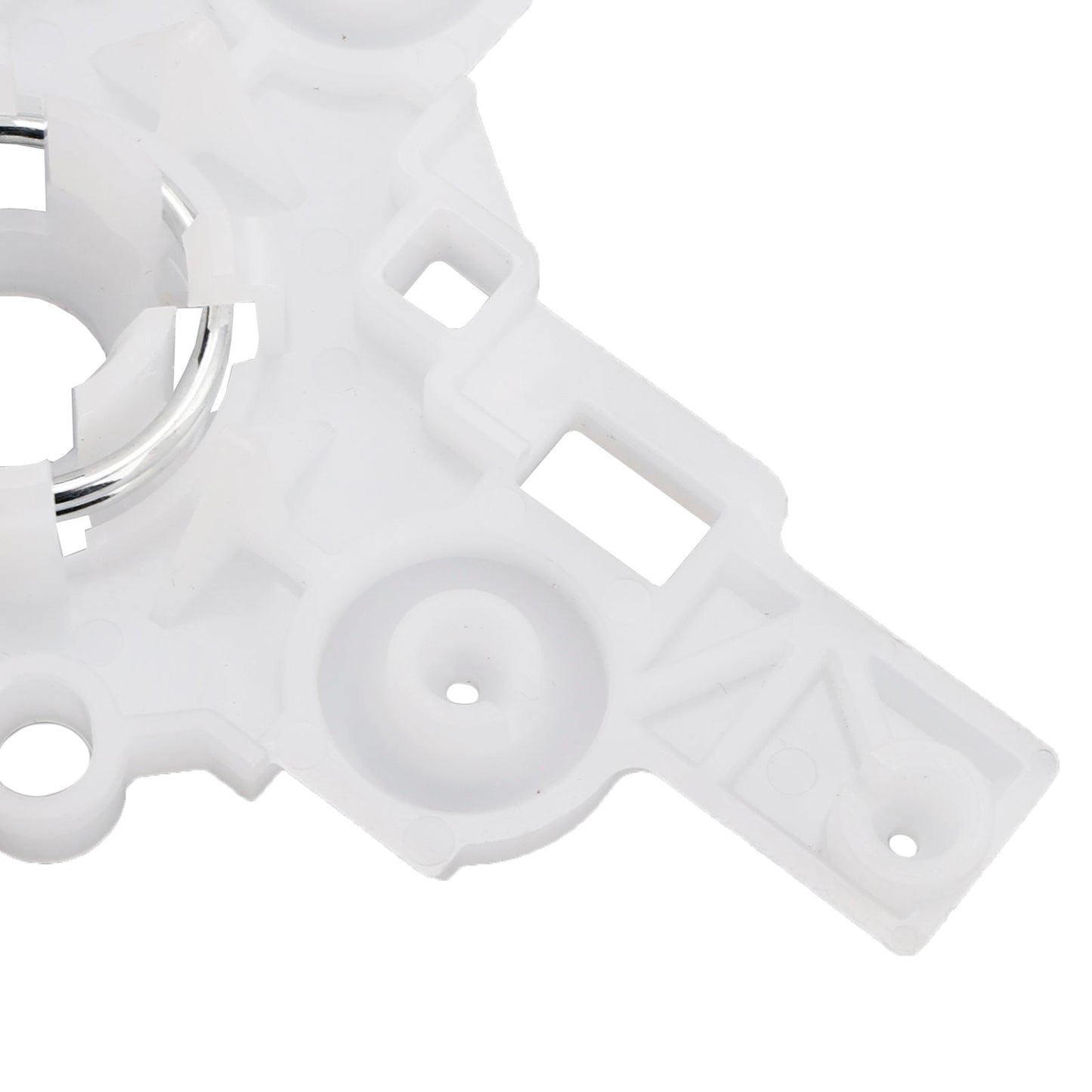 Supporto in plastica bianca con clip per la lente dello specchietto retrovisore laterale destro dell'auto Honda