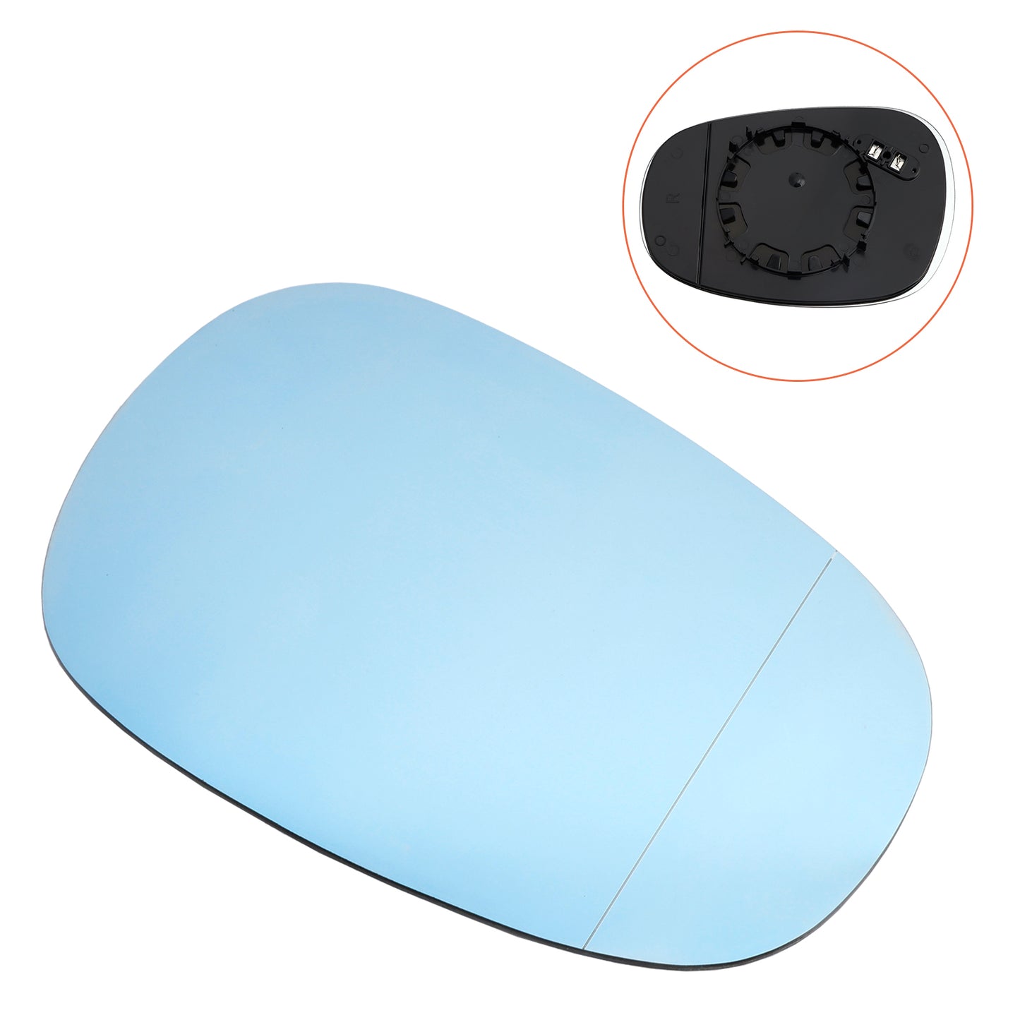Vetro specchio ala blu destra per BMW 1 serie E81 E82 E87 3 serie E90 E91 E92