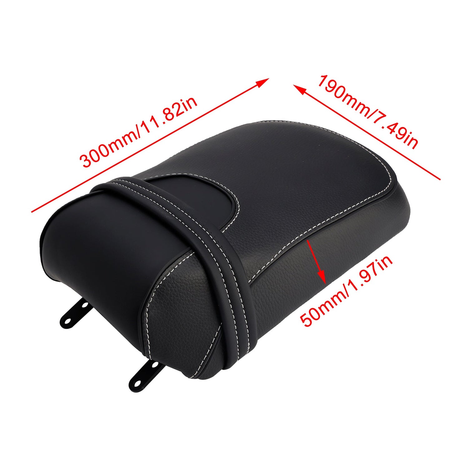 Cuscino per sedile posteriore passeggero Indian Scout Bobber Limited 2025, colore nero opaco