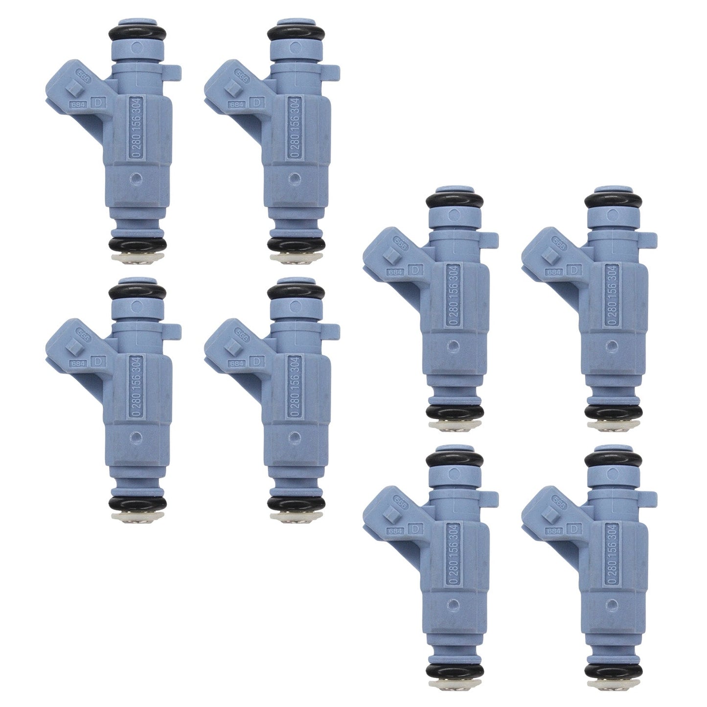 8 iniettori di carburante per Mercedes-Benz E55 S55 CL55 2003-2006 0280156304