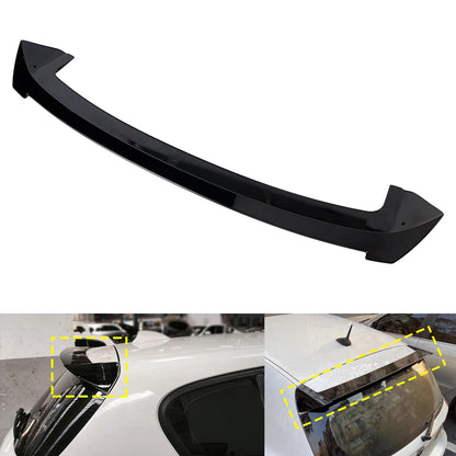 Spoiler posteriore per tetto e ala del bagagliaio, colore nero lucido, per BMW Serie 1 E81 E87 2004-2011