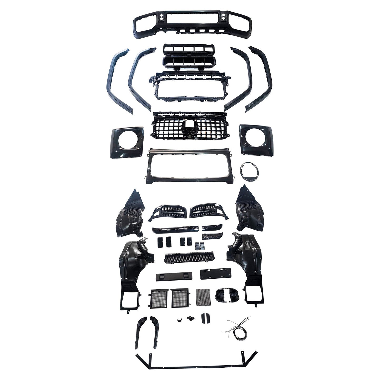 Kit carrozzeria e paraurti in stile G63 AMG per Mercedes Benz W464 (2019-2023)