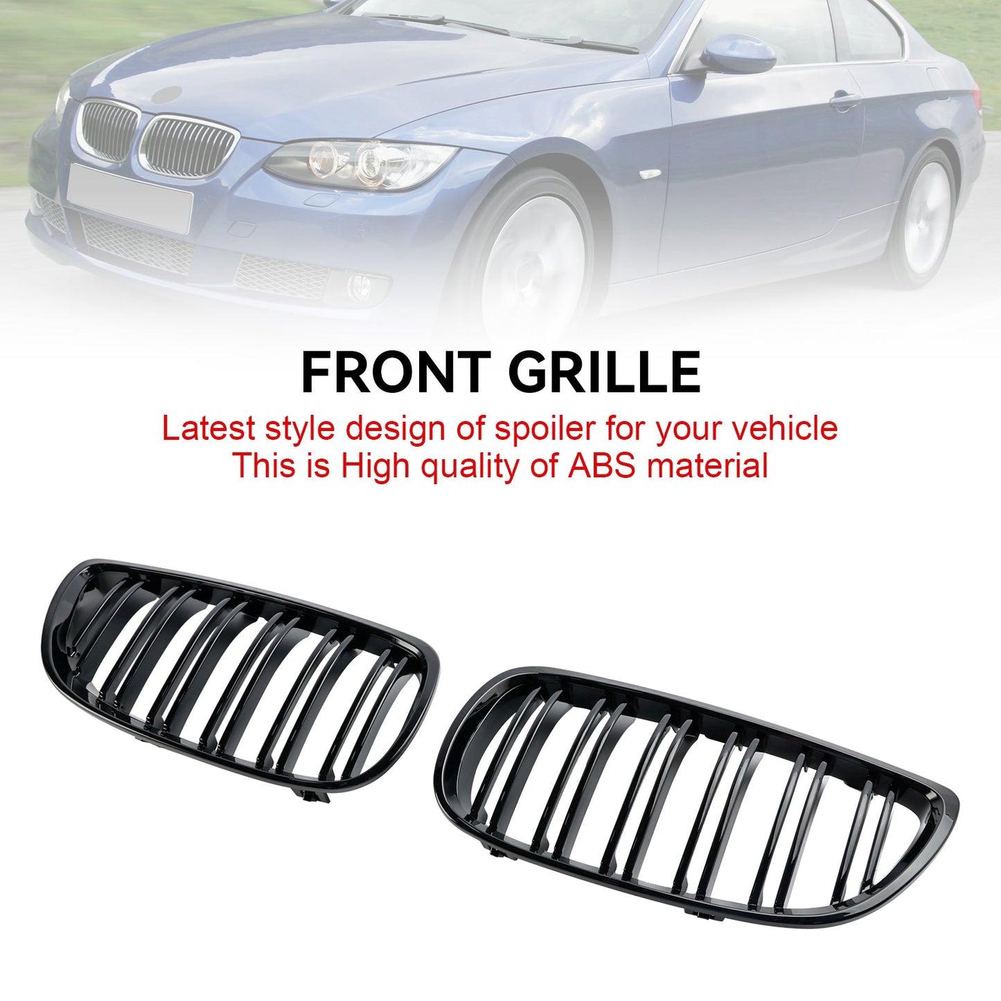 Griglia anteriore a rene nera lucida BMW Serie 3 M3 (E92/E93) 2008-2013