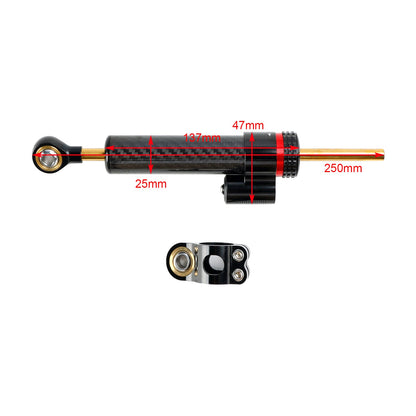 Kit di montaggio per staffa stabilizzatrice ammortizzatore sterzo per moto universale