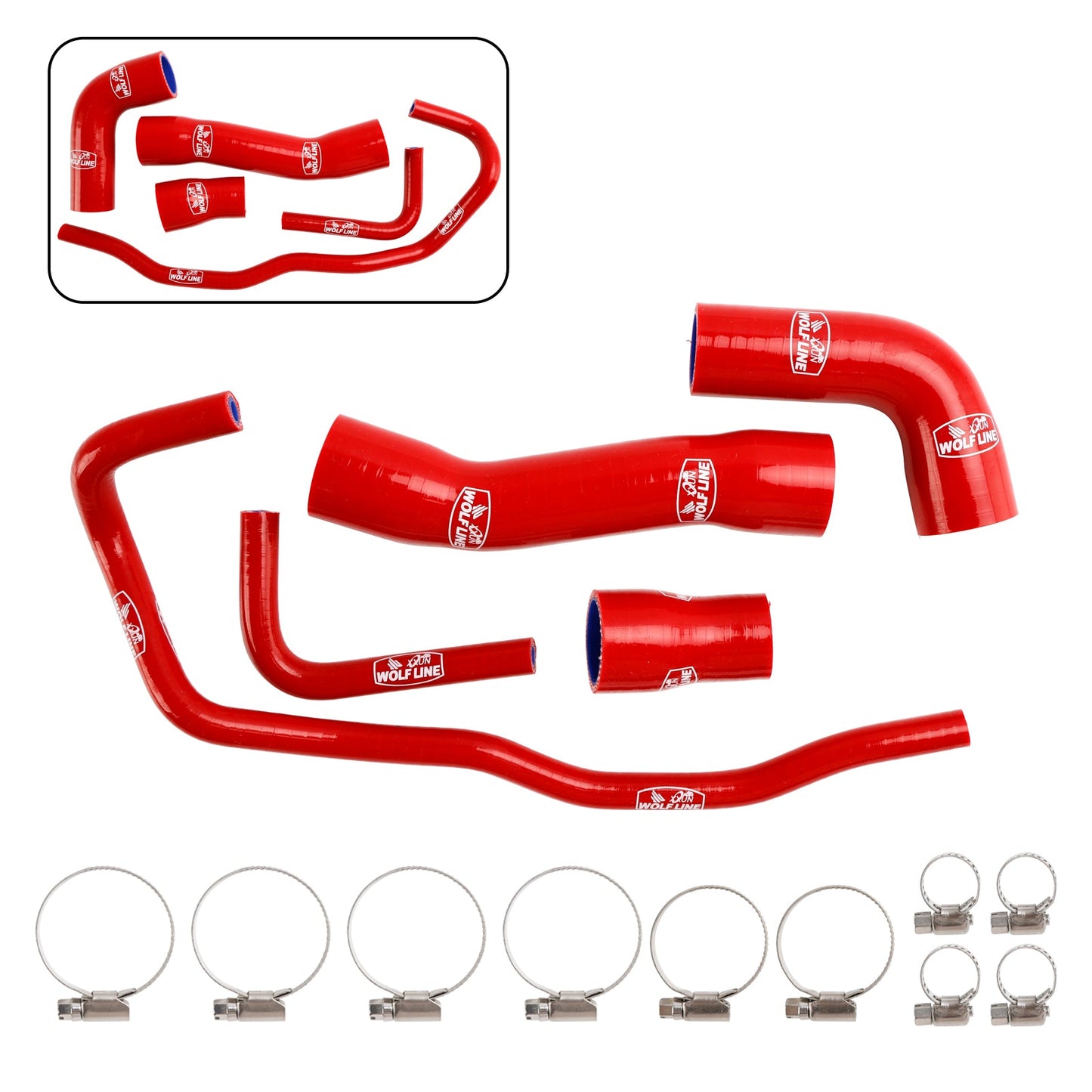 Kit tubo flessibile refrigerante radiatore in silicone BMW S1000RR 2019-2023