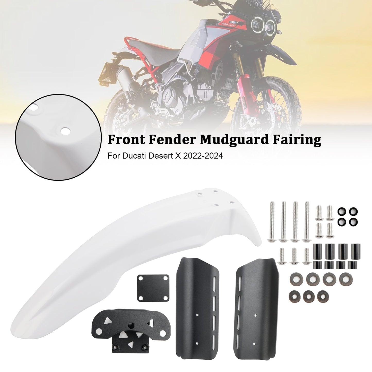 Parafango anteriore Ducati Desert X 2022-2024 Carenatura