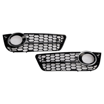 Griglia di copertura fendinebbia anteriore a nido d'ape Audi A5 2007-2011 2 pezzi 1522024