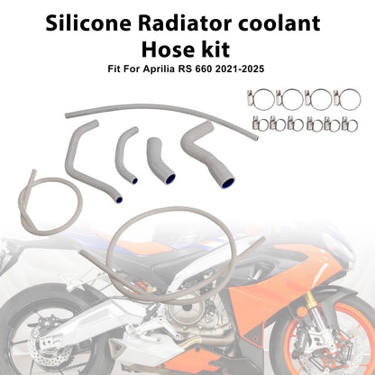 Tubo flessibile del liquido di raffreddamento del radiatore in silicone Aprilia RS 660 RS660 2021-2025