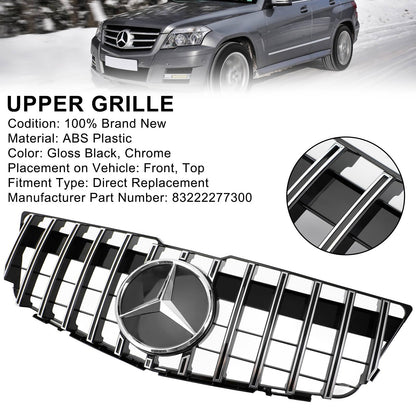 Grilla superiore per paraurti anteriore Mercedes-Benz GLK X204 2008-2012 GT Style 83222277300