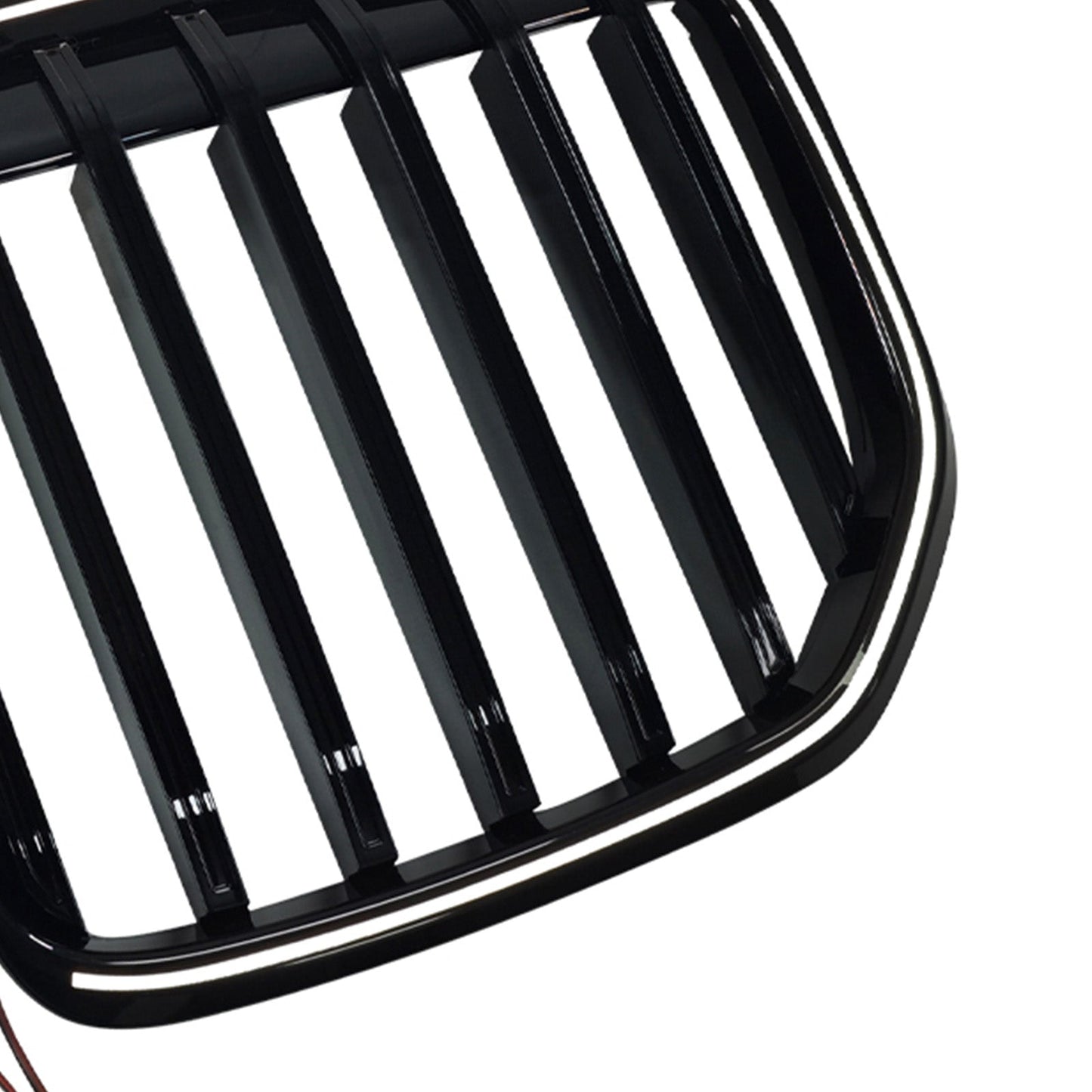 Griglia paraurti anteriore a linea singola nera con LED per BMW X7 G07 2023-2026