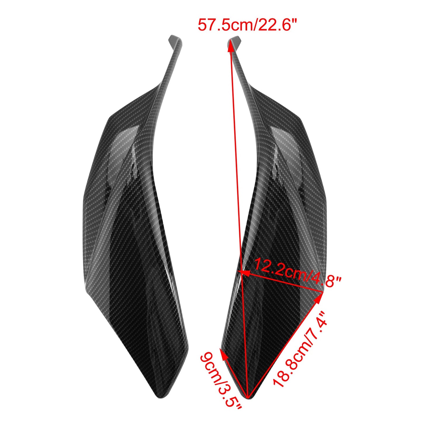 Kit di pannelli laterali per deflettori d'aria Aprilia RSV4 2021-2024