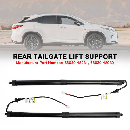 Lexus RX 450h BASE 2018-2019 (il VIN inizia con JTJB) 2 pezzi di montanti di supporto del portellone posteriore 6892048031 6891048071