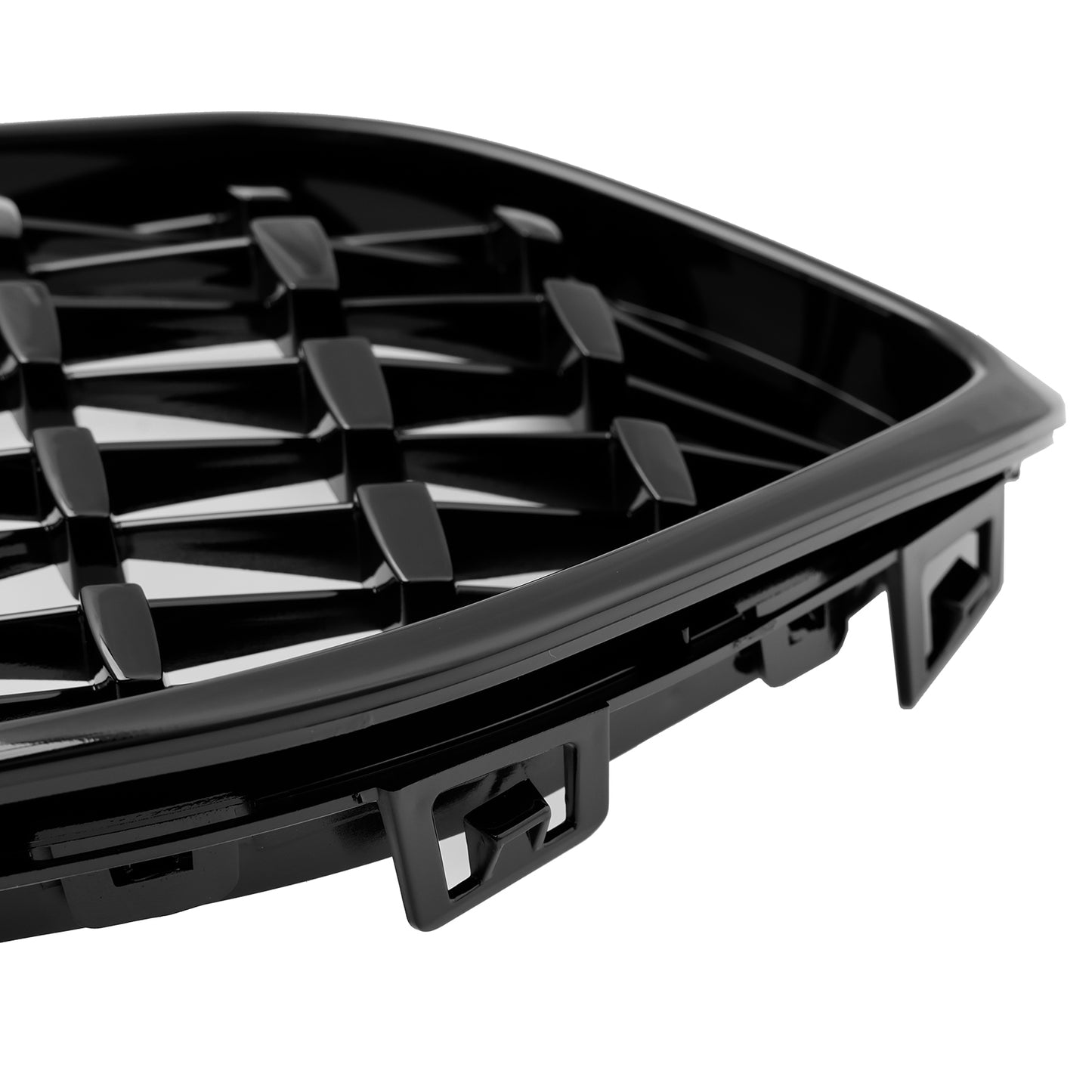 Per 2020 2021 2022 2023 BMW Serie 2 F44 Griglia anteriore nera lucida Coupé M Diamond 51135A39378/51138080494