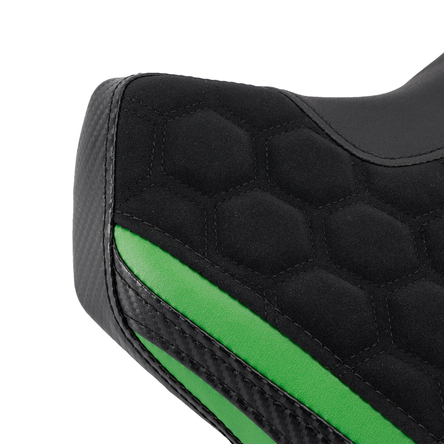 Kit sella conducente e passeggero ZX-6R per Kawasaki 2019-2025, cuscino posteriore verde