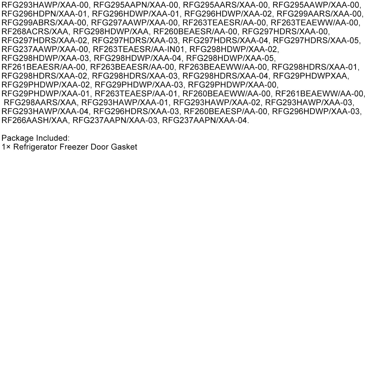 DA97-05557Y Guarnizione porta frigorifero congelatore per Samsung AP5583813 PS4173510