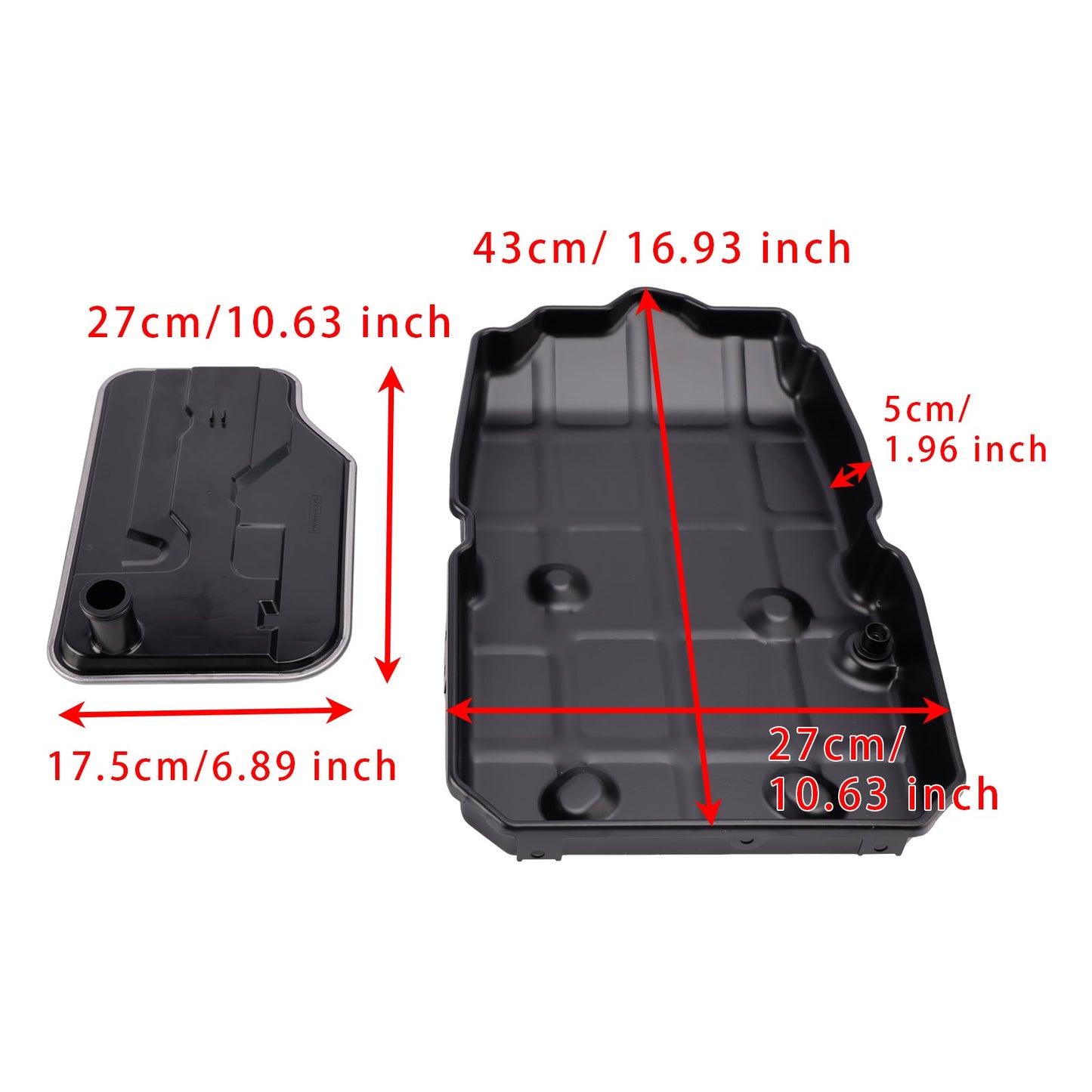 2013-2020 Per Mercedes-Benz Classe S (W222) 722.9 Coppa dell'olio della trasmissione con guarnizione e kit filtro 2222700512