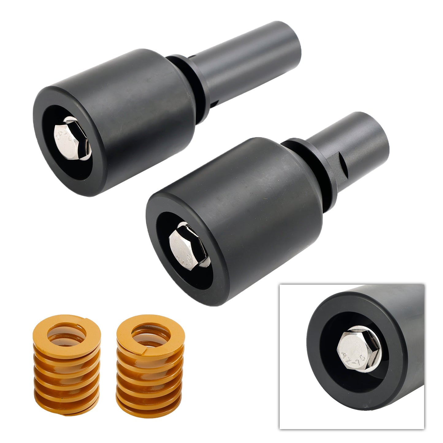 Protezione anticaduta telaio in alluminio nera per Kawasaki Zx-4R Zx-4Rr 2023-2024