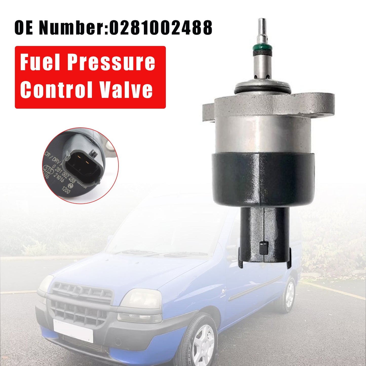 Valvola di controllo della pressione del carburante 0281002488 per Alfa Romeo Fiat Doblo Multipla 1.9 JTD