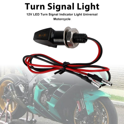 Indicatore di direzione a LED da 12 V, 8 mm, universale per moto Yamaha