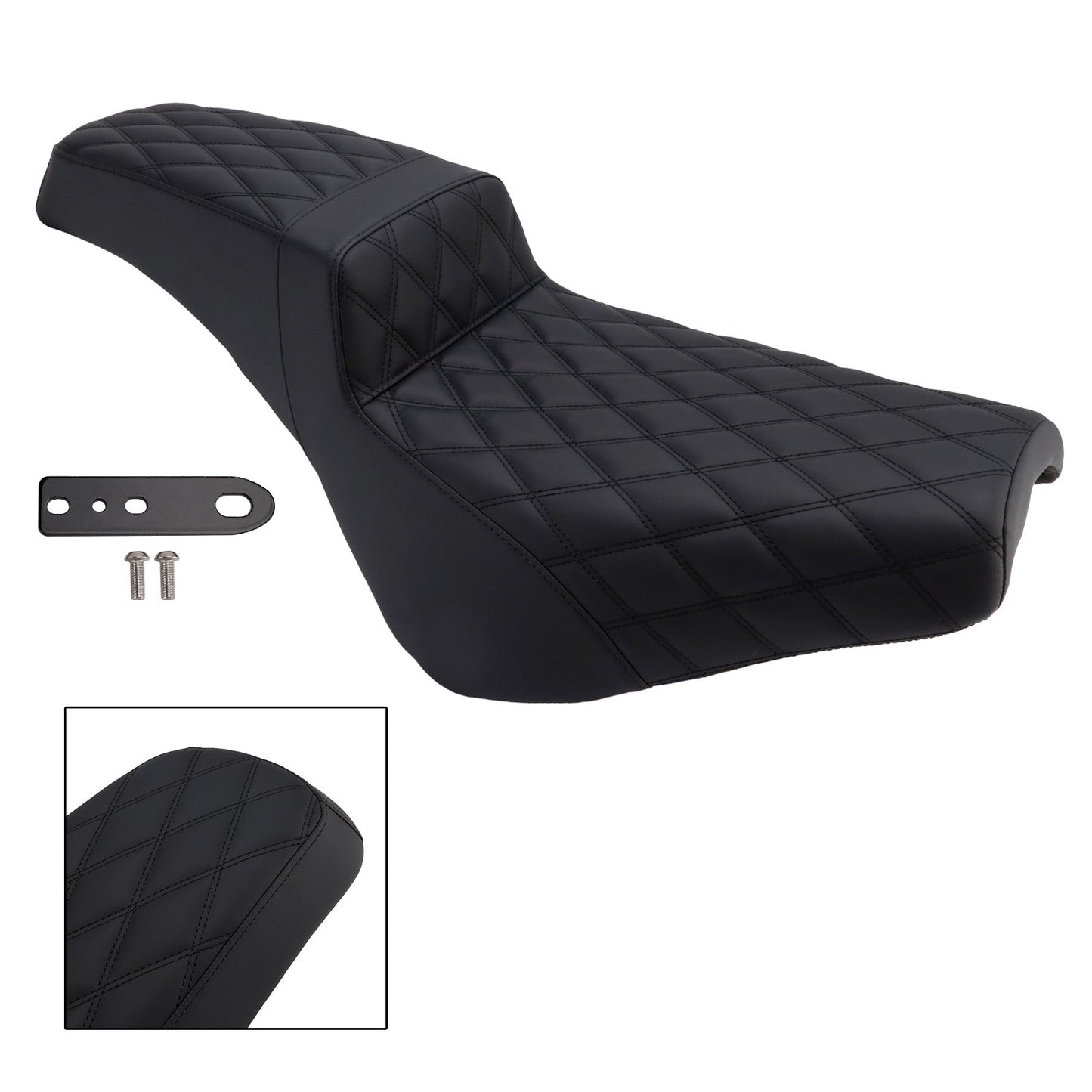 Sella passeggero completa con cuscino a coste Street Bob 114 Softail 2021-2025