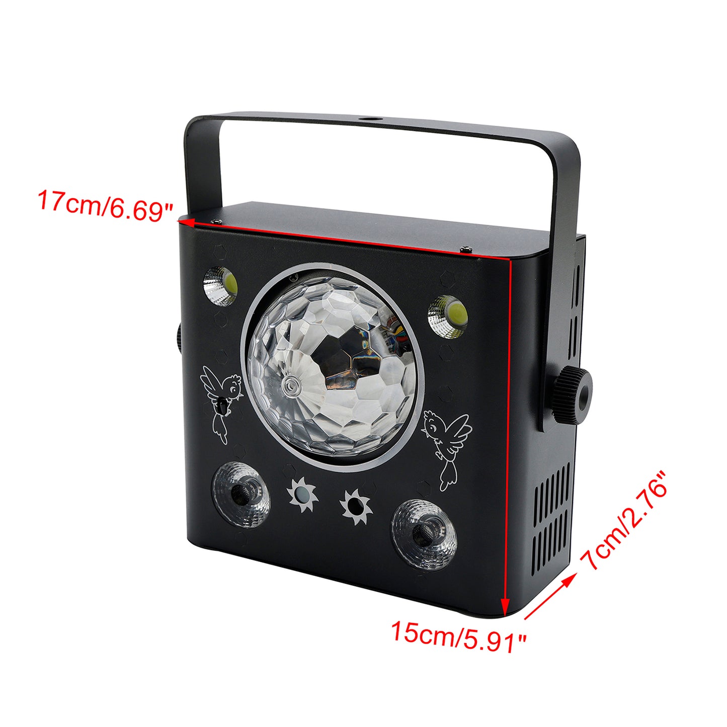 DMX RGB LED Trave Scanner Proiettore Per DJ Disco Party Stage Strobe Laser Light