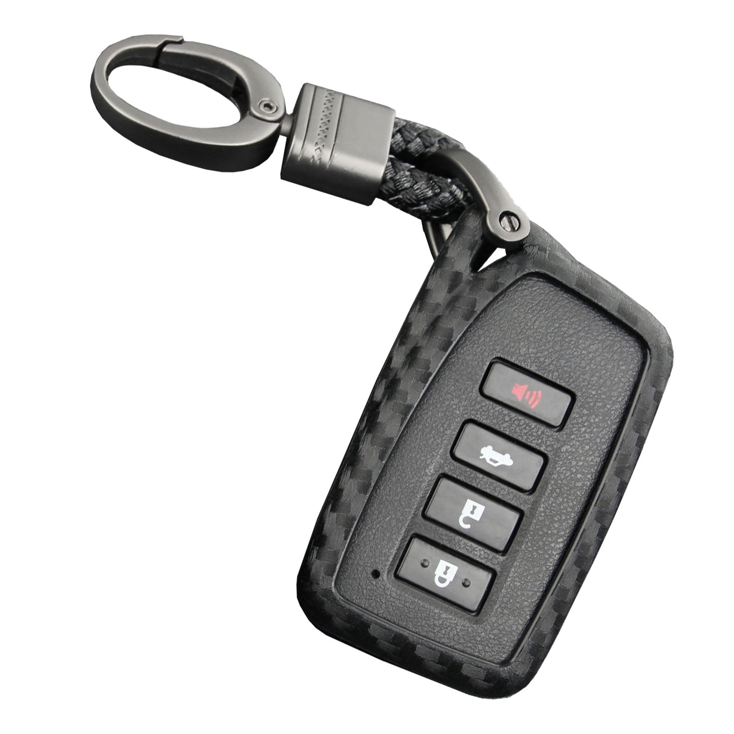 Custodia in pelle e silicone per chiave auto con fibbia per Lexus