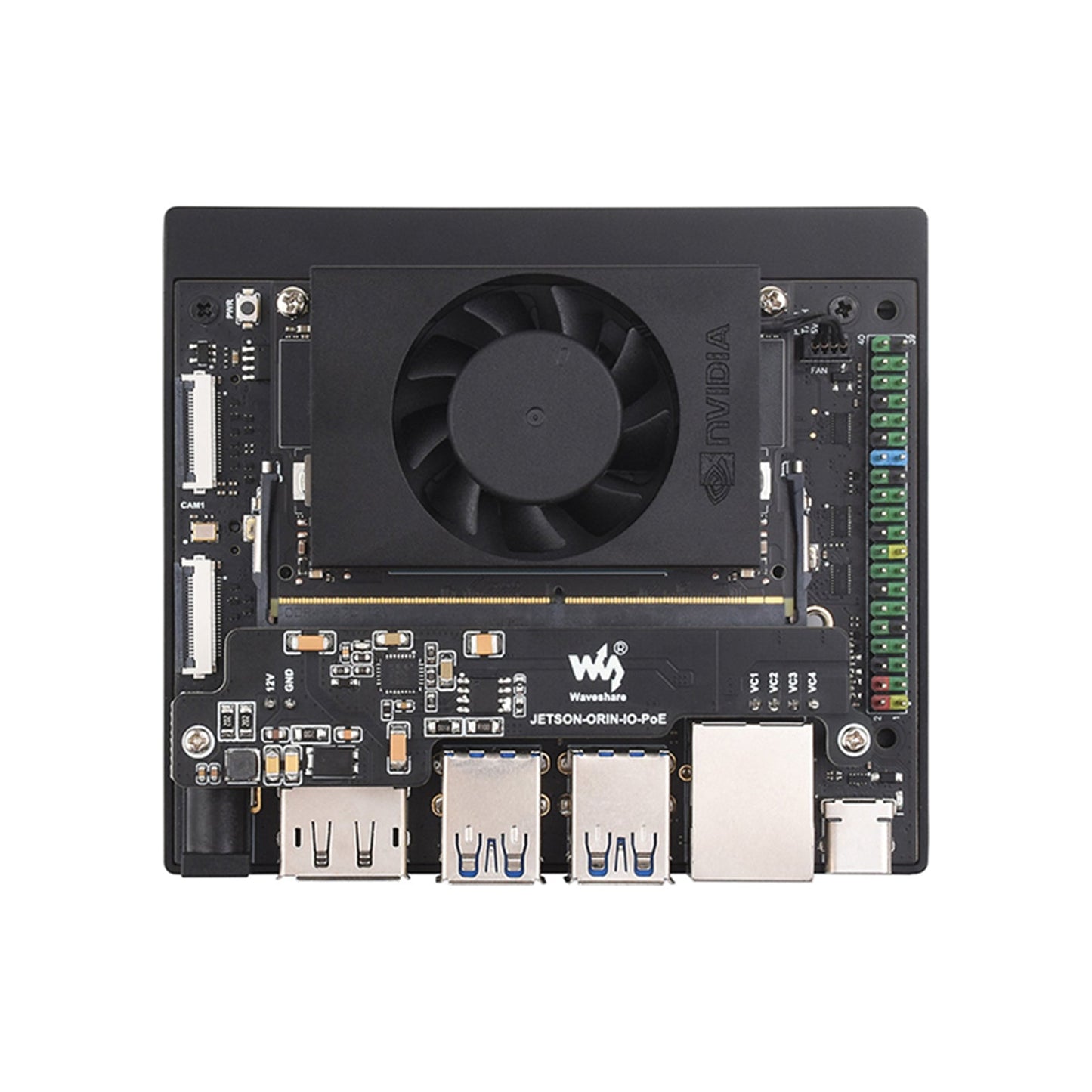 Scheda di espansione di alimentazione NVIDIA Jetson Orin Nano/NX Ethernet POE 802.3af/at