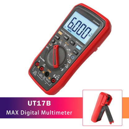 Multimetro digitale UT17B MAX con commutazione funzione CC/CA e misurazione C/V/I/R.