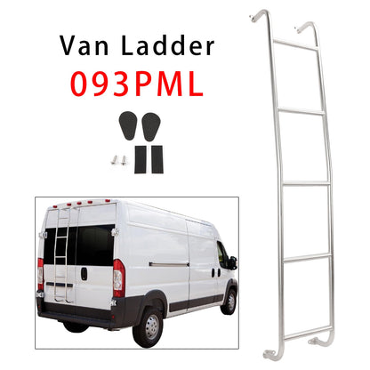 Scala per furgone Dodge Ram ProMaster High Roof in acciaio inox a 5 gradini 2014-2025 093PML