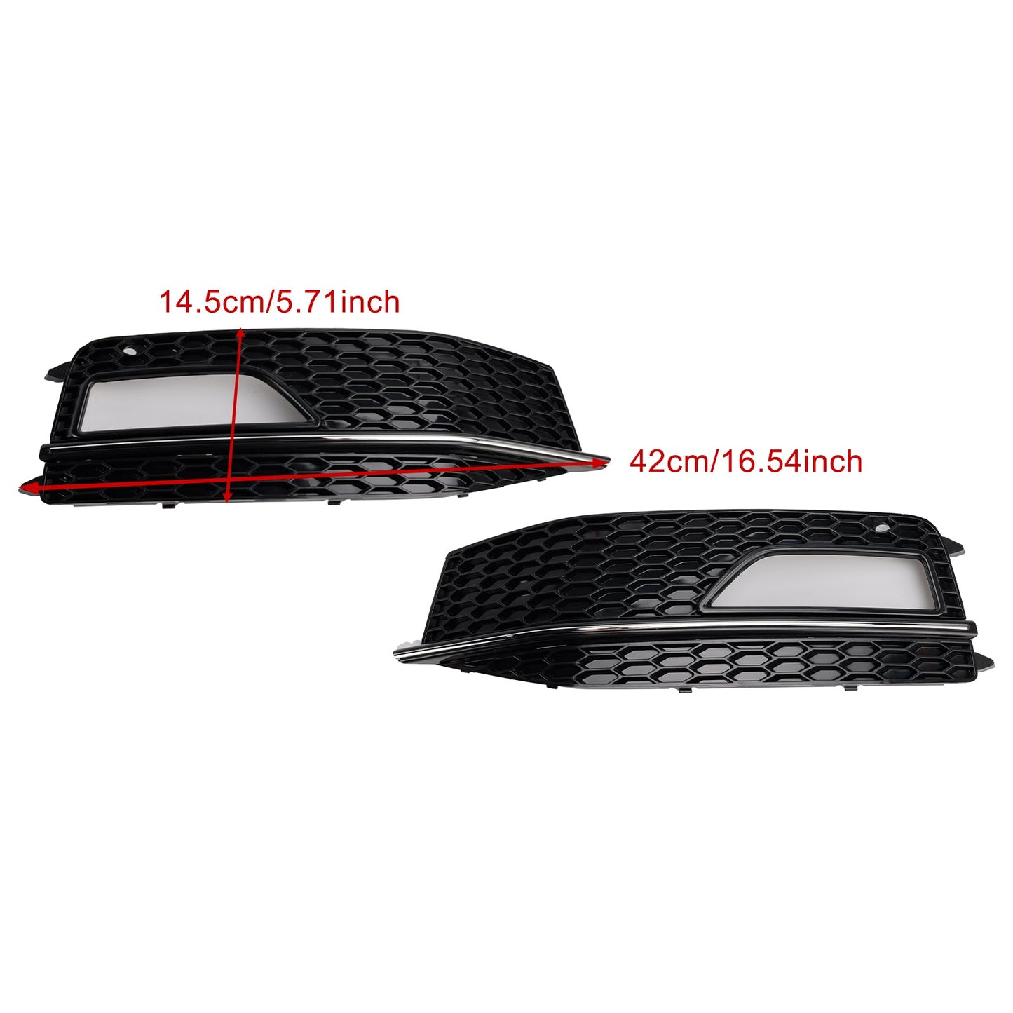 Griglia di copertura della lampada fendinebbia per paraurti Audi A4 S-line S4 2013-2015 8K0 807 682M