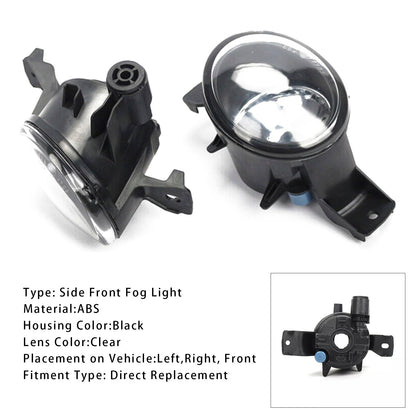 Coppia di fari fendinebbia anteriori senza lampadine per BMW X6 E71 E72 2008-2011 63177187631
