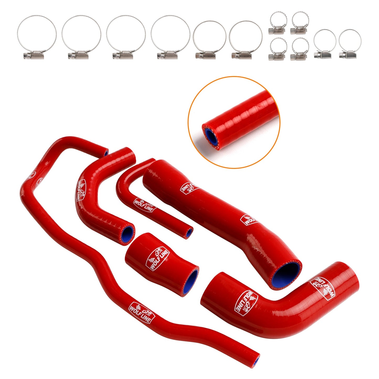 Kit tubo flessibile refrigerante radiatore in silicone BMW S1000XR 2021-2024