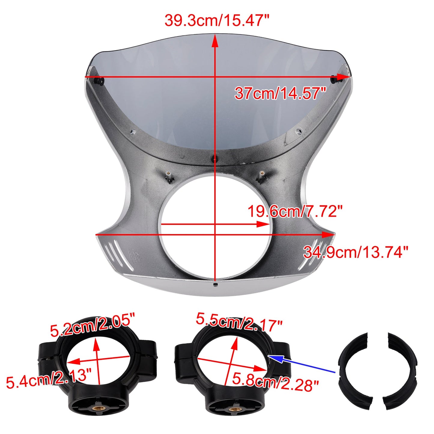 Parabrezza per BMW R NINE T 2014-2024