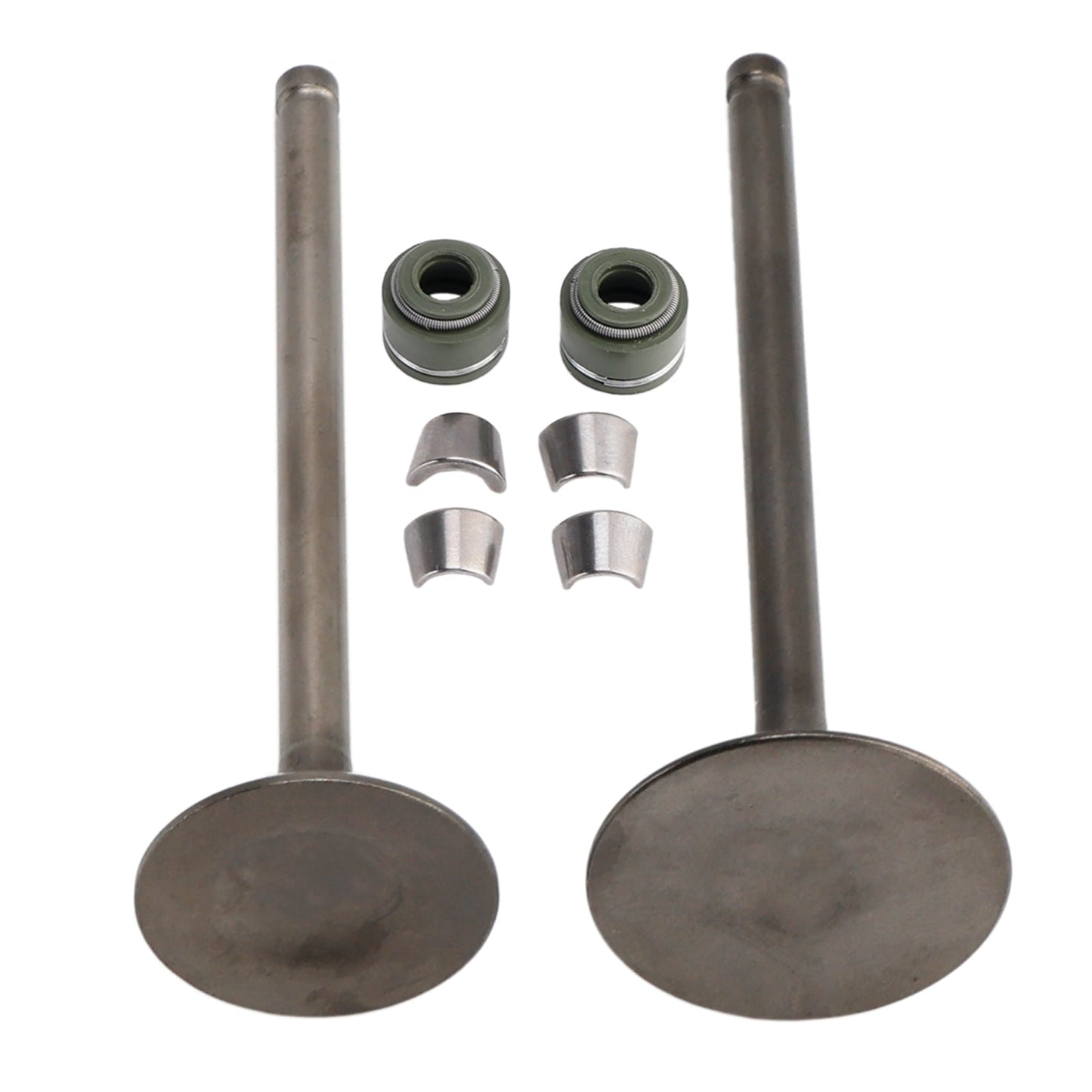 KIT VALVOLE DI ASPIRAZIONE E SCARICO PER MOTO DA CROSS CG200 GS200 POCKET MIKE ATV QUAD