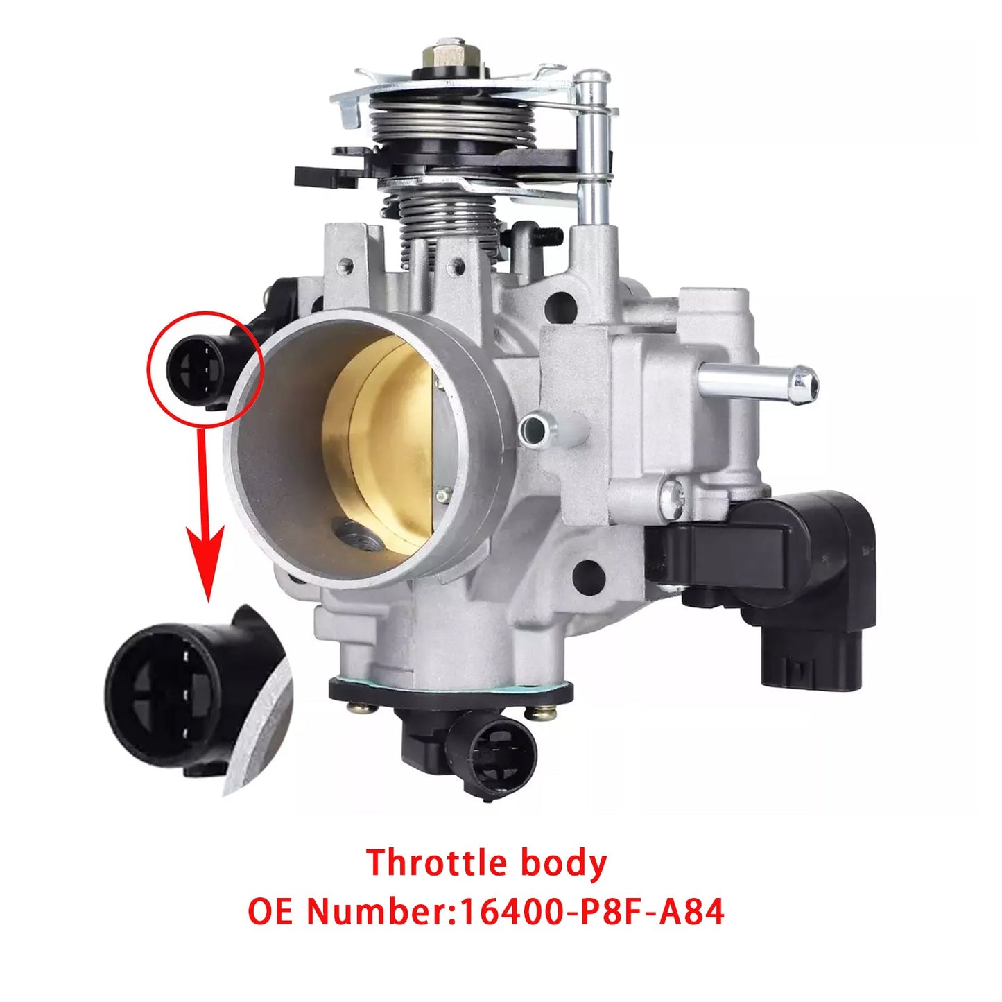 Corpo farfallato a gas Honda Odyssey EX, EX-L, LX 3.5L V6 2002-2004 16400-P8F-A84