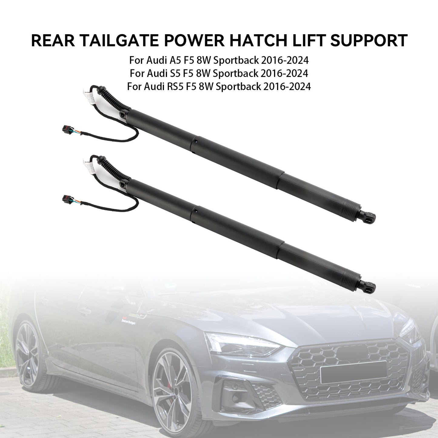 2016-2024 Audi RS5 F5 8W Sportback 2 pezzi portellone posteriore elettrico 8W8827851 8W8959107