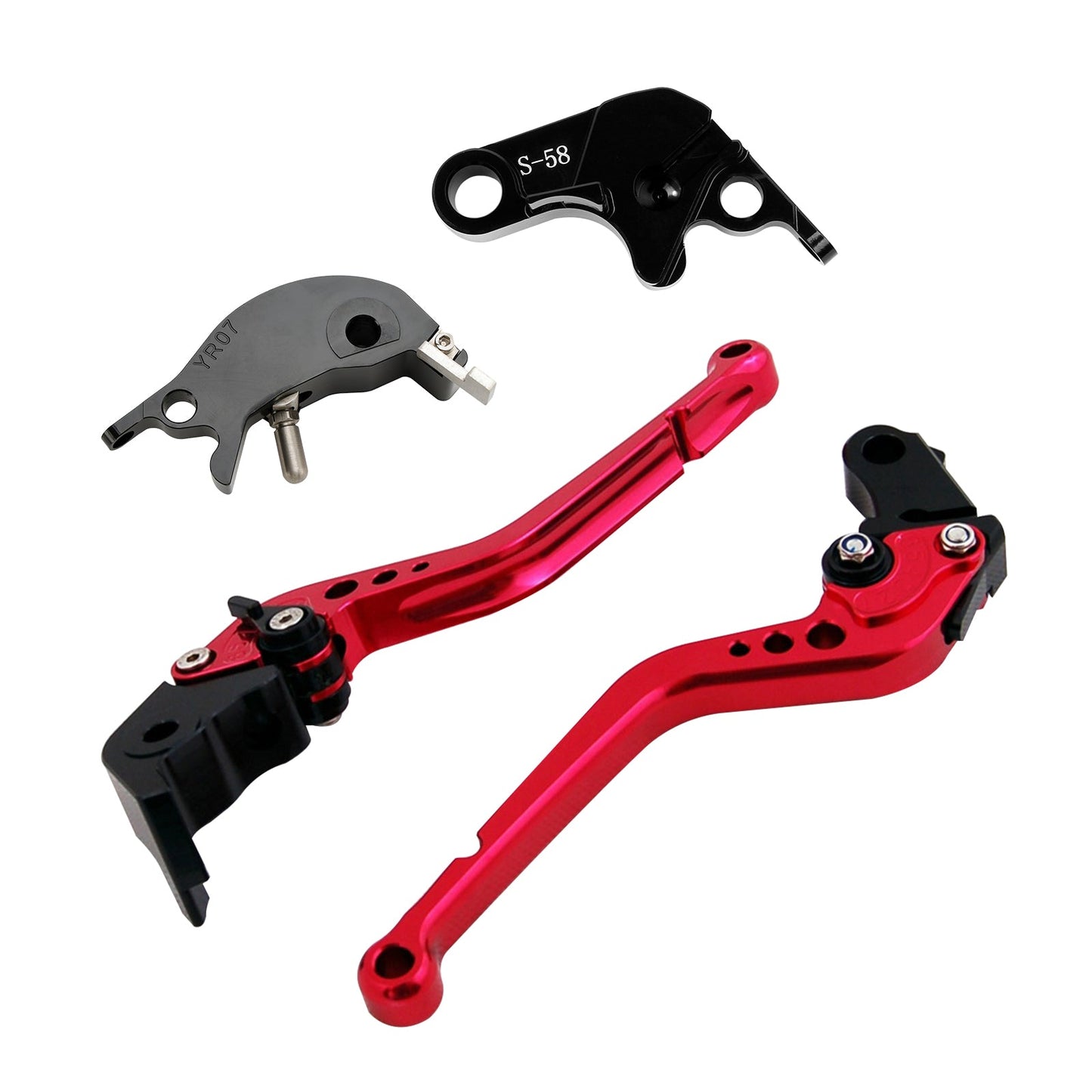 Leva frizione freno lunga adatta per YAMAHA YZF R7 MT-10/SP FZ-10/SP 2022-23