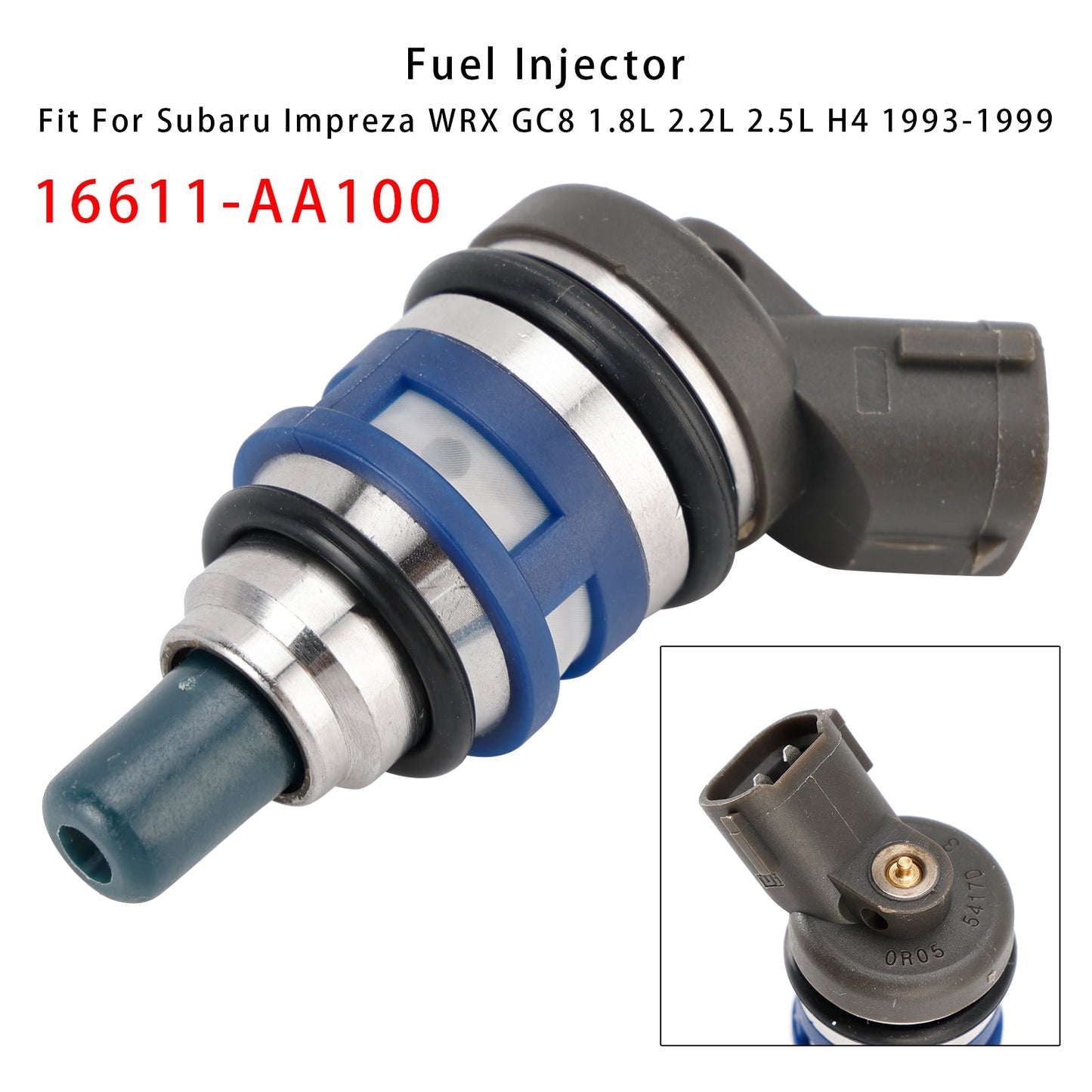 1993-1999 Subaru Impreza WRX GC8 1 pezzo iniettore carburante 16611-AA100