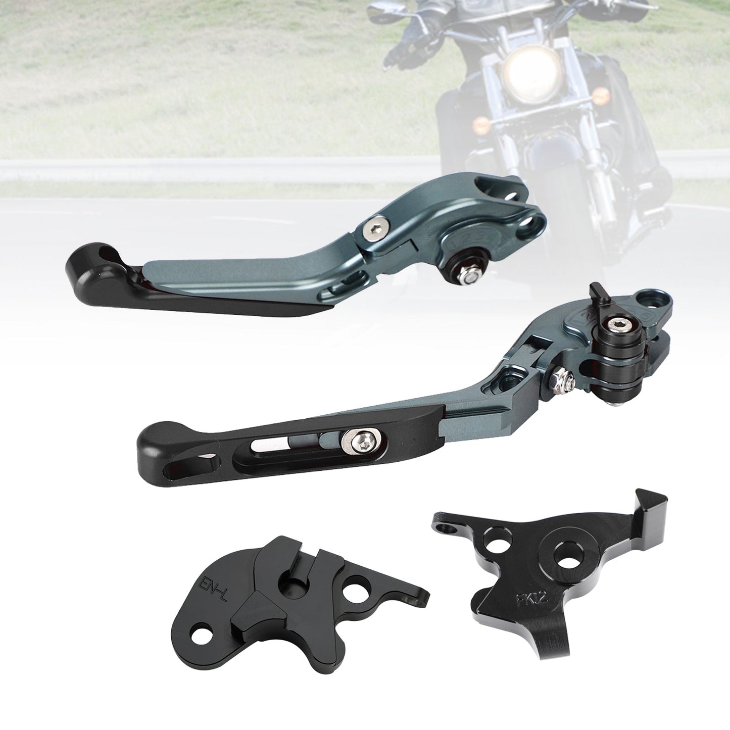 Leva freno frizione regolabile adatta per CFMOTO 250NK ABS 150NK 2019-2021